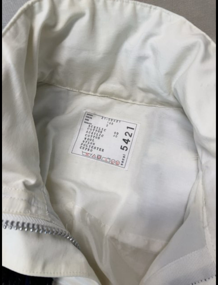 Sacai jakke m/skjult hætte